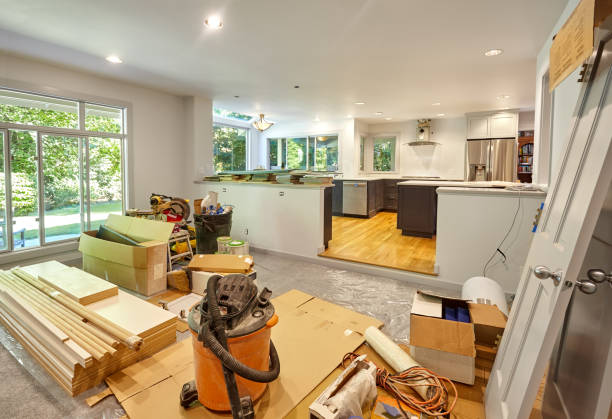 Professional Cabinet Refacing technician working in Rosemount, OH